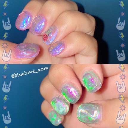 ノンワイプクリア キャンジェル(トップコート)/プリジェル/ジェルネイルを使ったクチコミ(2枚目)