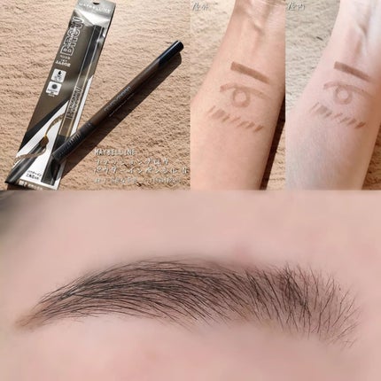 ファッションブロウ パウダーインペンシル N/MAYBELLINE NEW YORK/アイブロウペンシルを使ったクチコミ(4枚目)