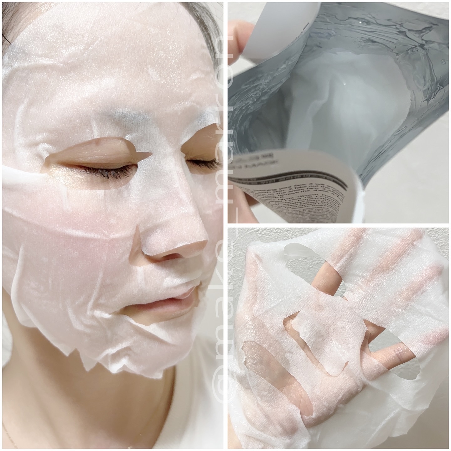 チェリーブロッサム コラーゲンマスク/REACNF/シートマスク・パックを使ったクチコミ（3枚目）