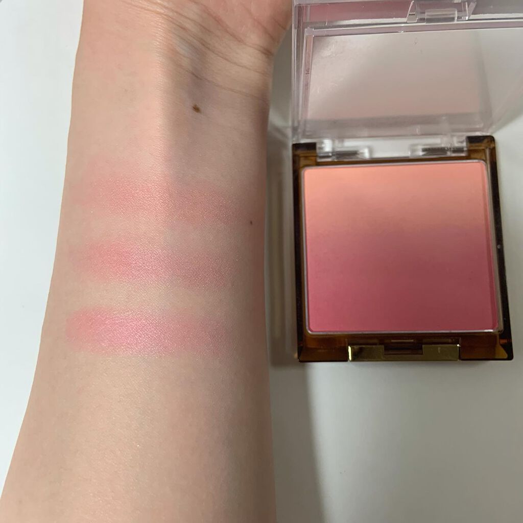 オーラティック ブラッシュ/excel/パウダーチークを使ったクチコミ(3枚目)