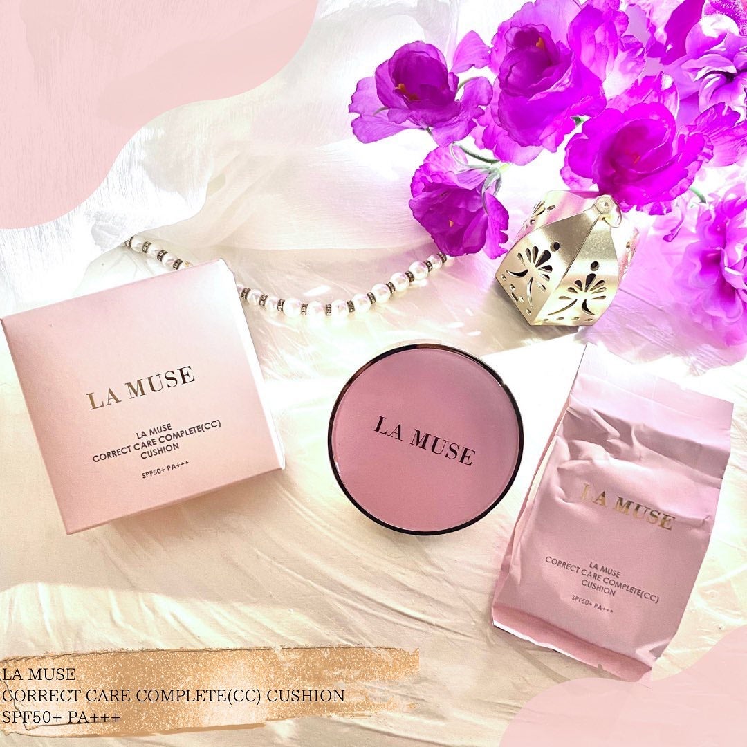 CORRECT CARE COMPLETE CC CUSHION/ラミューズ/クッションファンデーションを使ったクチコミ(1枚目)