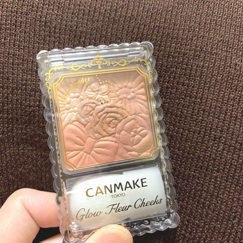 グロウフルールチークス/キャンメイク/パウダーチークを使ったクチコミ(1枚目)