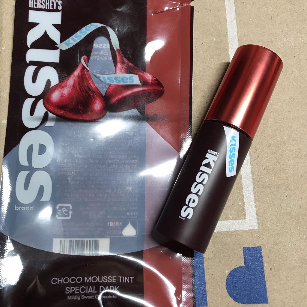 キスチョコレート ムースティント/ETUDE/口紅を使ったクチコミ（1枚目）