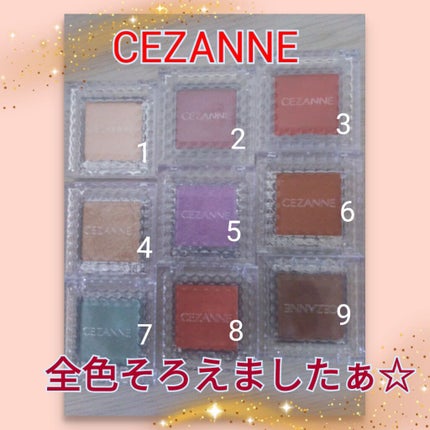 シングルカラーアイシャドウ/CEZANNE/単色アイシャドウを使ったクチコミ(1枚目)