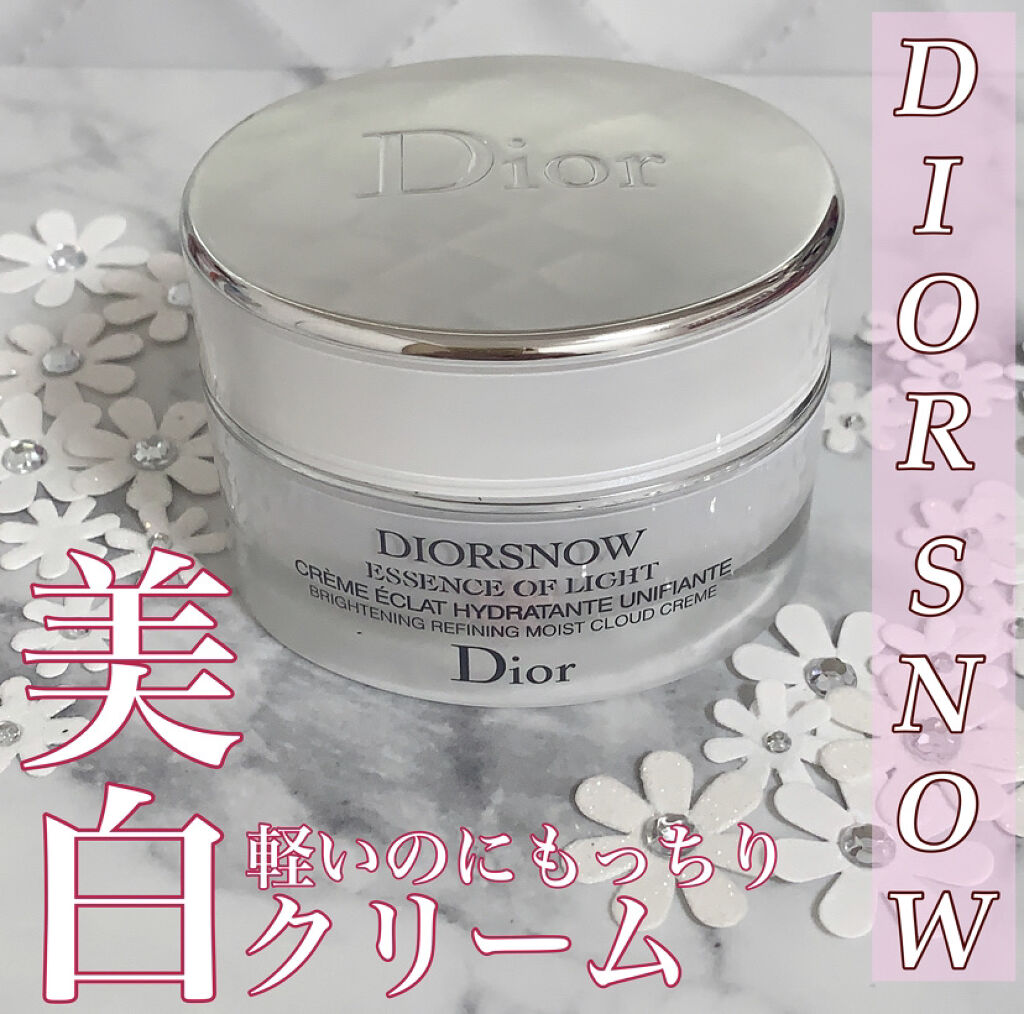 スノー ブライトニング モイスト クリーム/Dior/フェイスクリームを使ったクチコミ（1枚目）