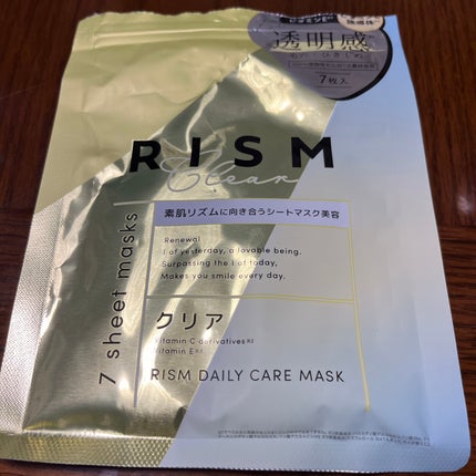 デイリーケアマスク クリア/RISM/シートマスク・パックを使ったクチコミ(1枚目)