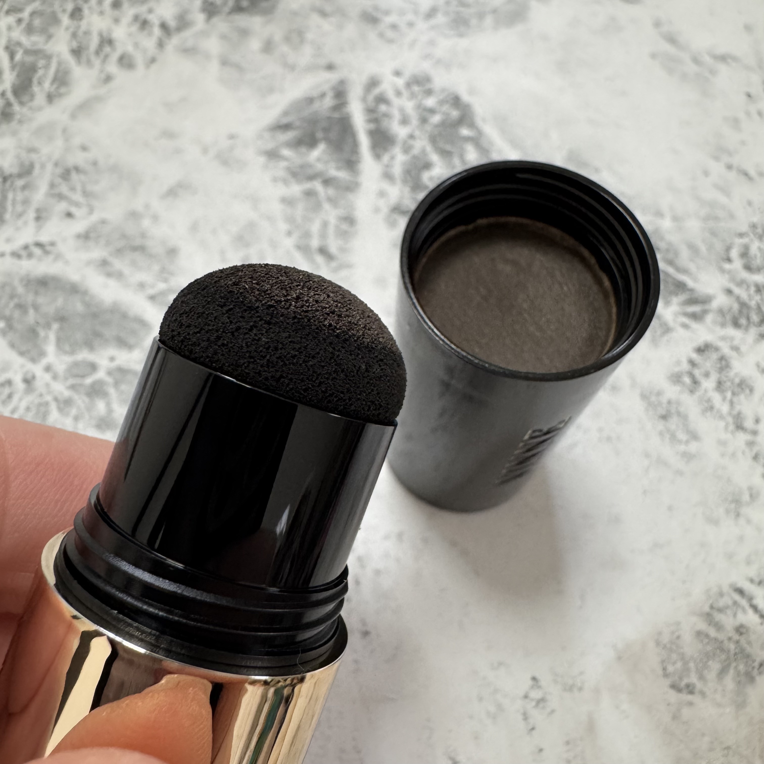 オールカバー パーフェクト ヘアクッション スティック/VINNE /ヘアカラーを使ったクチコミ（3枚目）