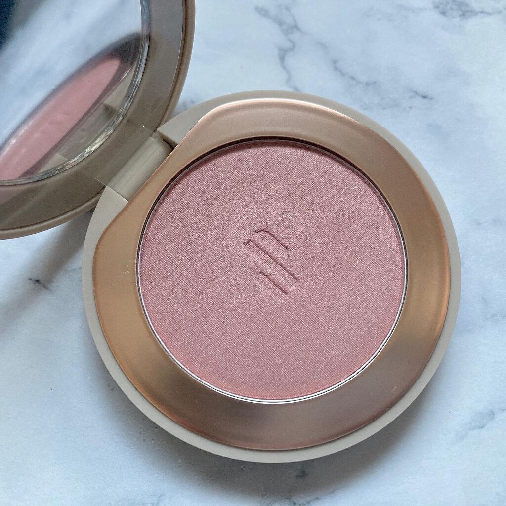 ドットオンムード グロウブラッシュ 01 Rose Plush/Heart Percent/パウダーチークを使ったクチコミ（2枚目）