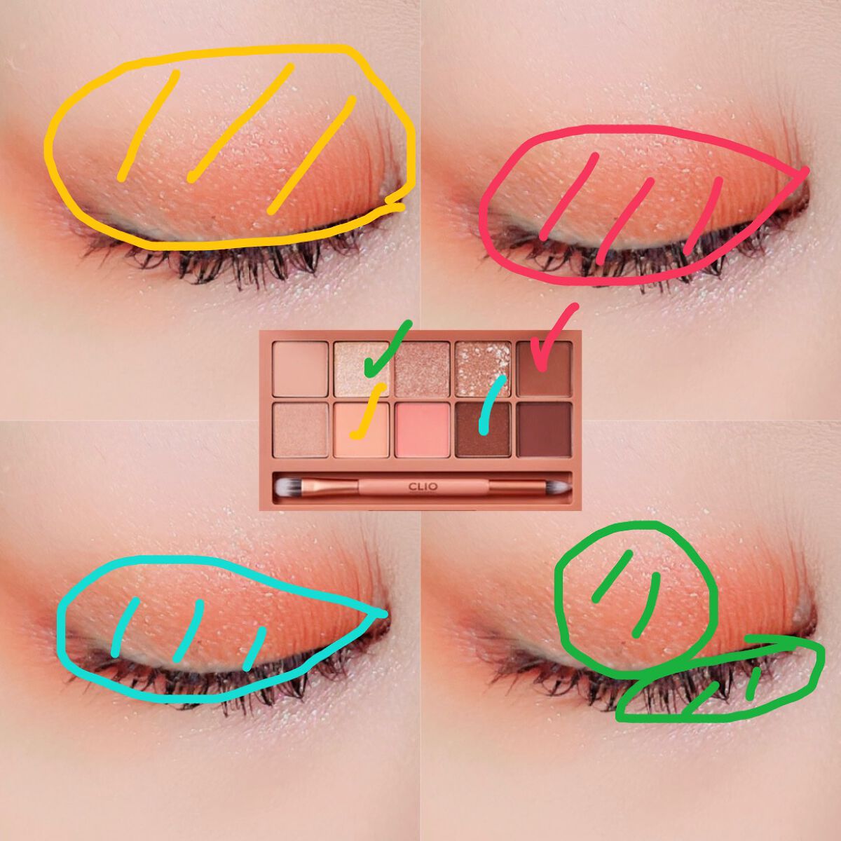 プロ アイ パレット/CLIO/アイシャドウパレットを使ったクチコミ(2枚目)