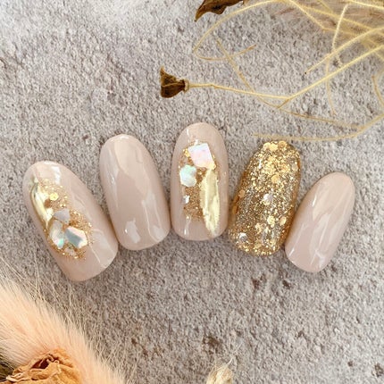 ミラーパウダー/プリジェル/ネイルシールを使ったクチコミ(1枚目)