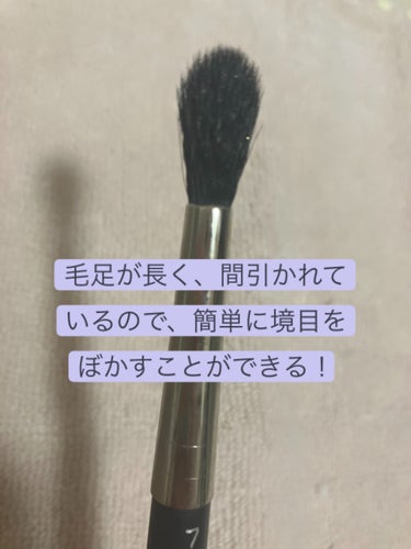 M・A・C #224 テーパード ブレンディング ブラシのクチコミ「💄簡単に綺麗なグラデ デバコスメイクブラシ1本買うならこれ！💄

#MAC #224テーパード.....」（3枚目）