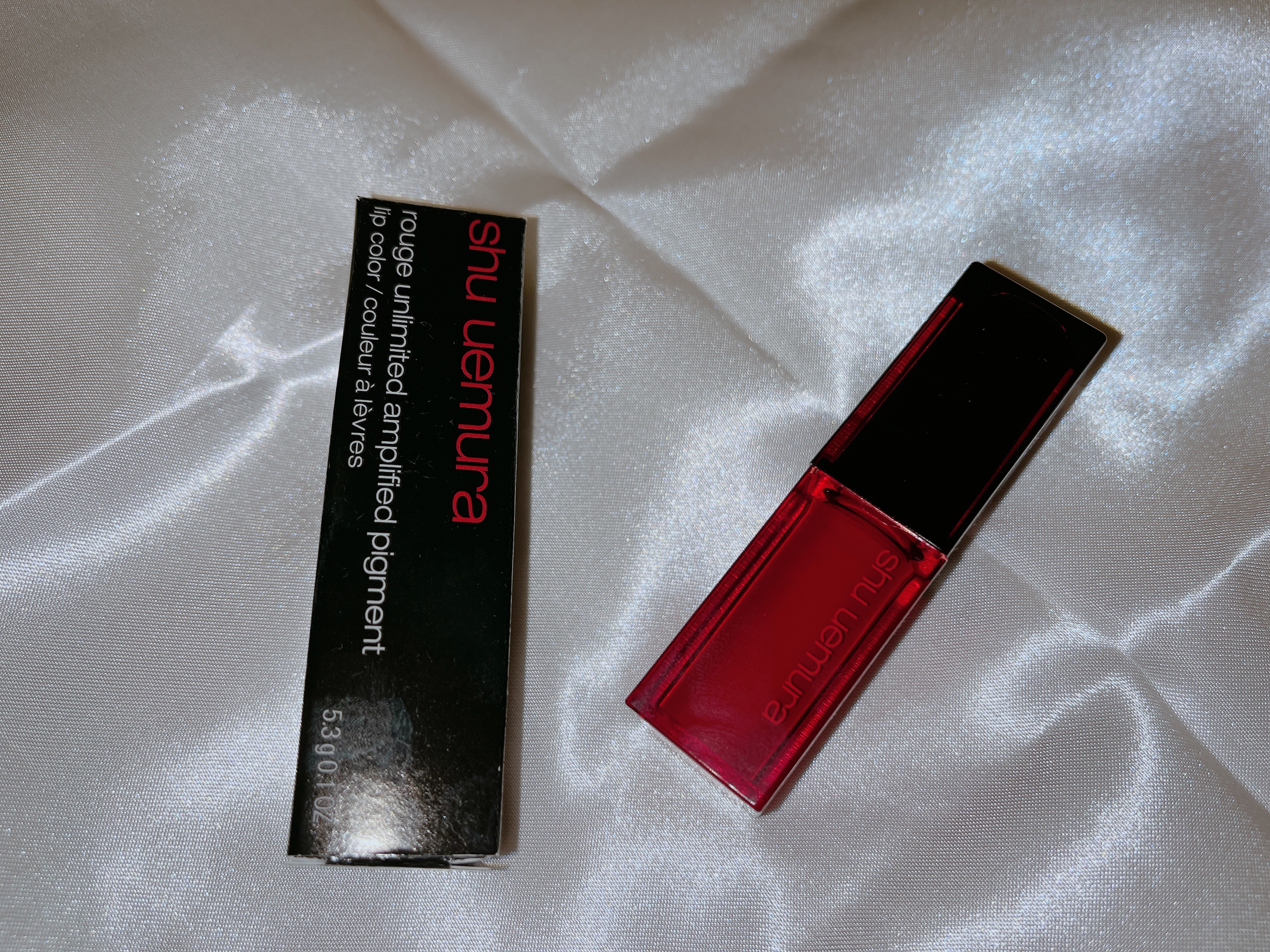  ルージュ アンリミテッド アンプリファイド ピグメント/shu uemura/口紅を使ったクチコミ（1枚目）