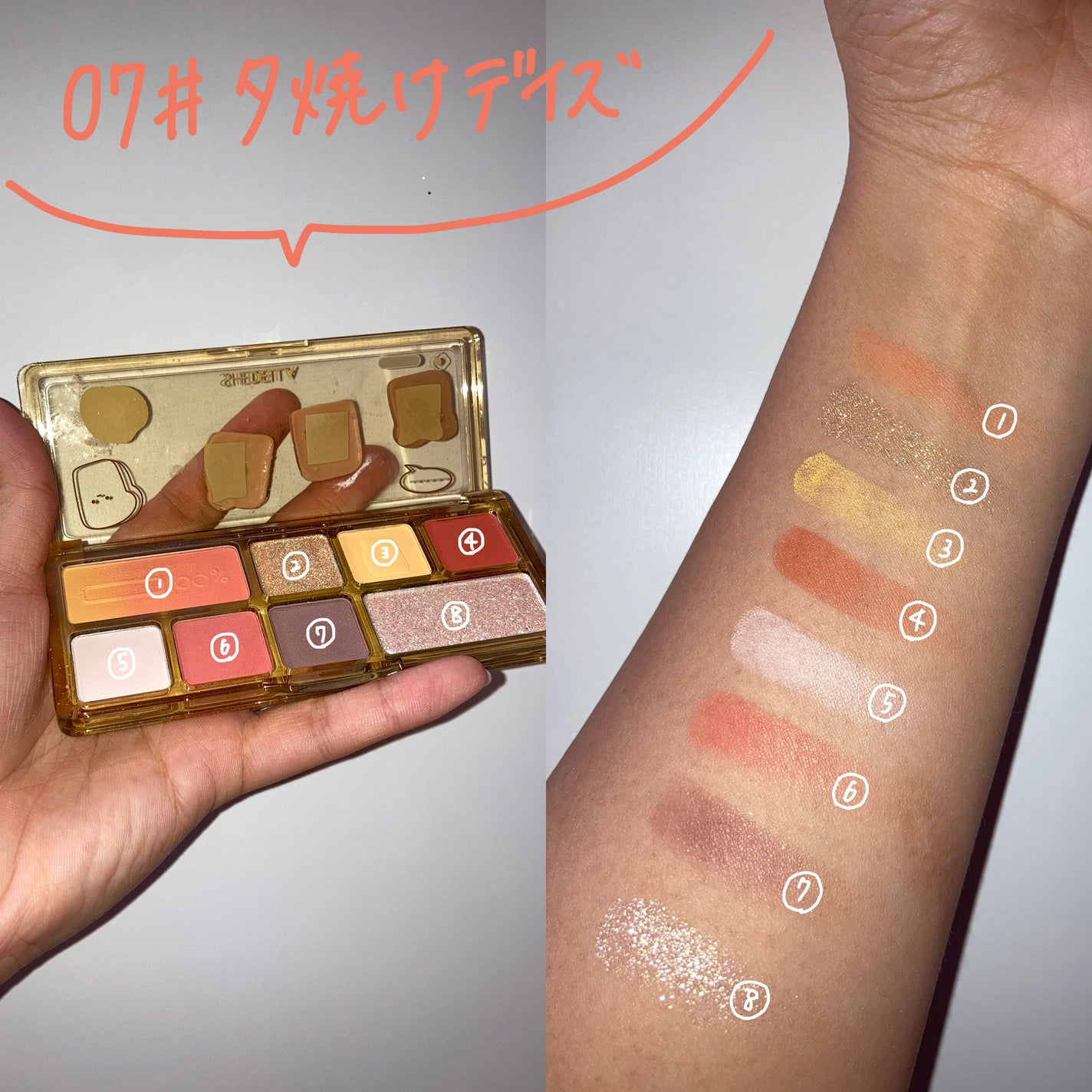 8色アイシャドウパレット/SHEDELLA/アイシャドウパレットを使ったクチコミ(3枚目)