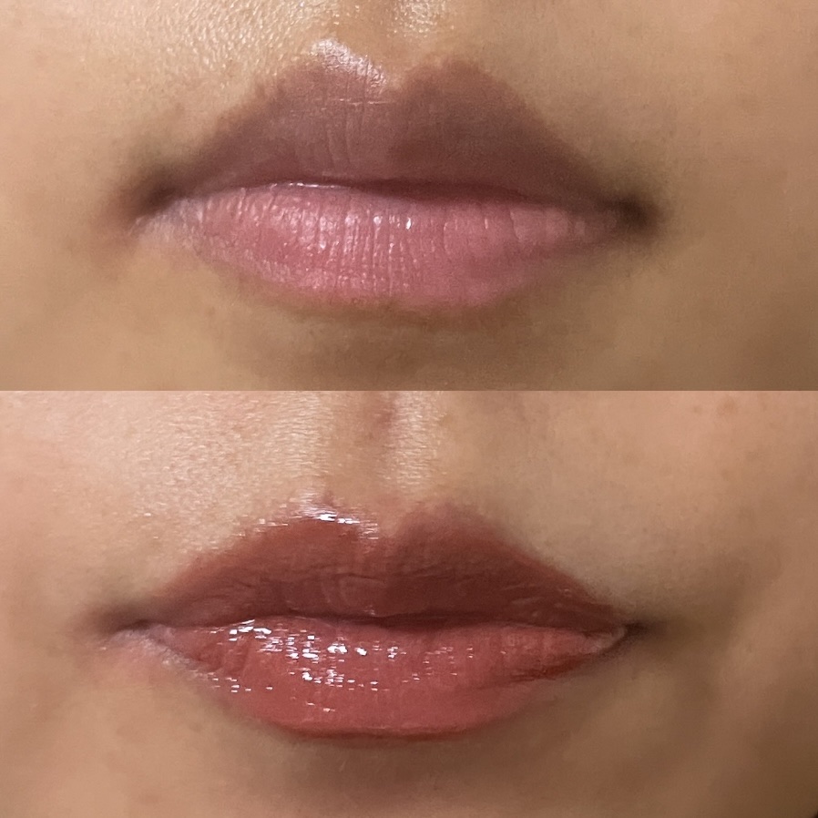 センシュアルスパイシーヌードグロス 462 Speechless/HERA/リップグロスを使ったクチコミ（2枚目）