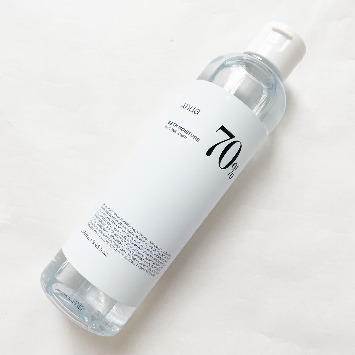 Anua シラカバ 70% 水分ブースティングトナーのクチコミ「
今回ご紹介するのは
Anuaで人気のシラカバシリーズの
シラカバ70%水分ブースティングトナ.....」（2枚目）
