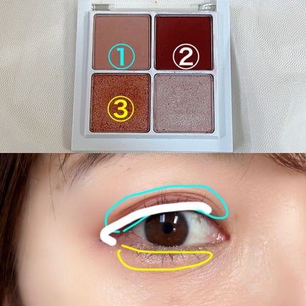 クリーミータッチライナー/キャンメイク/ジェルアイライナーを使ったクチコミ(3枚目)