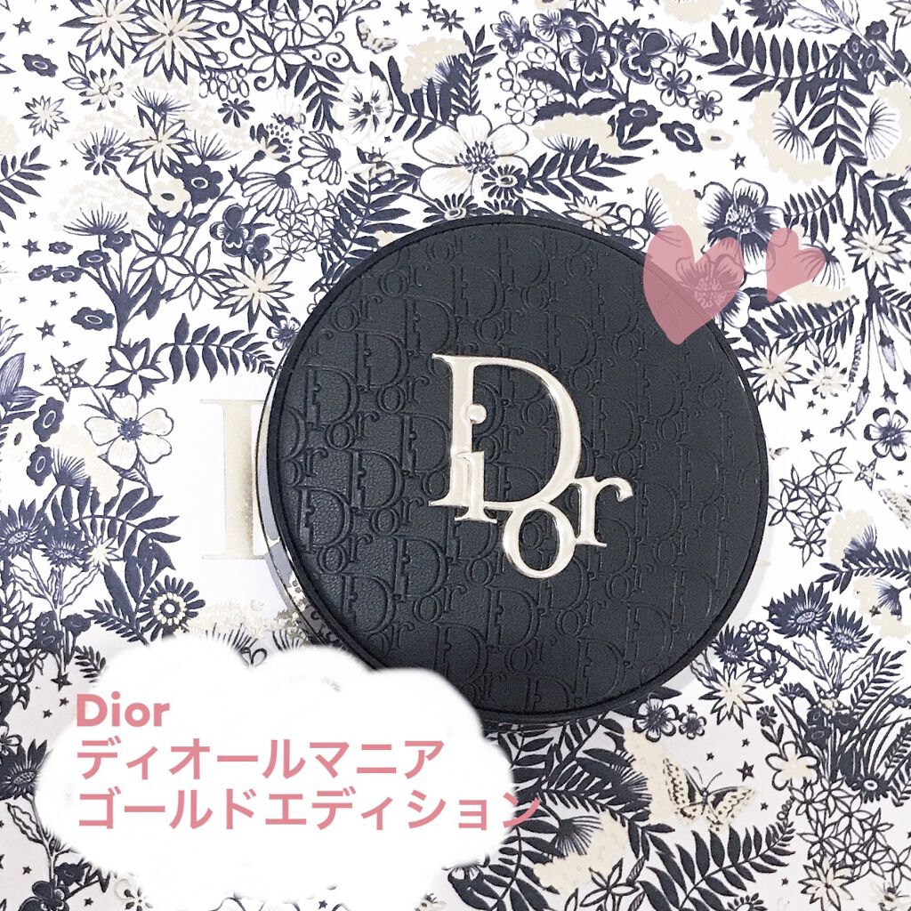 【旧】ディオールスキン フォーエヴァー クッション 1N ニュートラル　ディオールマニア  ゴールド エディション（限定品）/Dior/クッションファンデーションを使ったクチコミ（1枚目）
