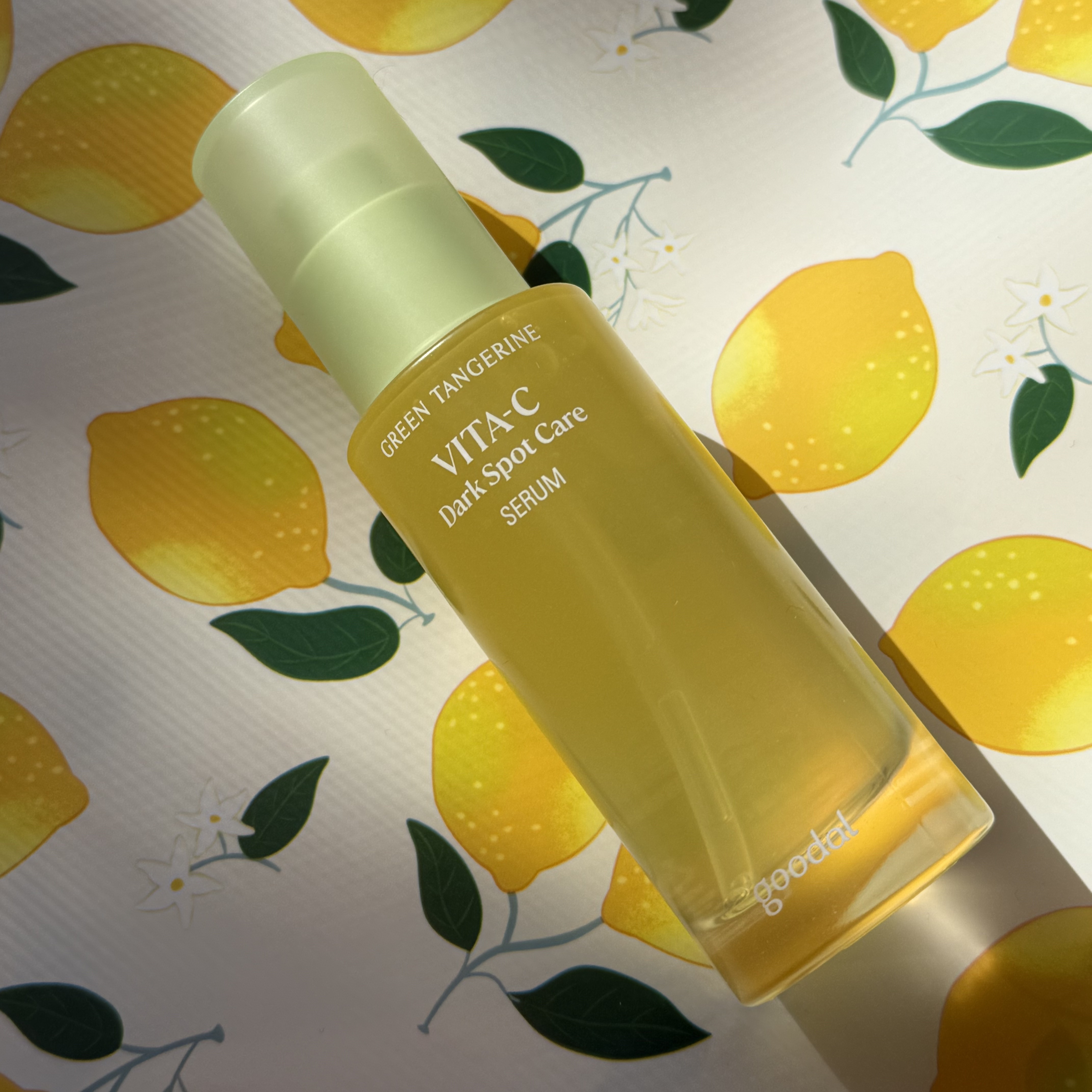 グリーンタンジェリン ビタC ダークスポットケアセラム/goodal/美容液を使ったクチコミ（2枚目）