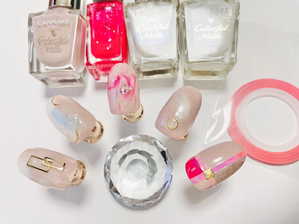 カラフルネイルズ/キャンメイク/マニキュアを使ったクチコミ(2枚目)