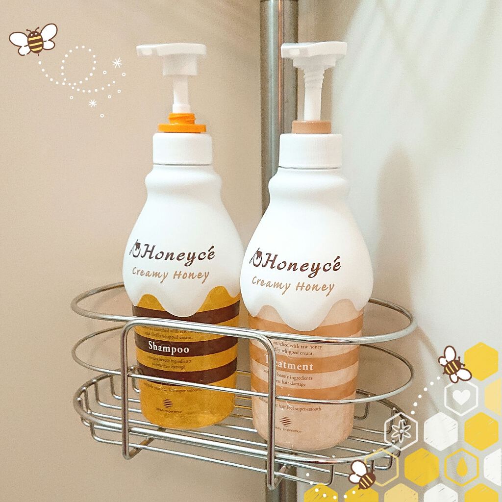 クリーミーハニー シャンプー/トリートメント/ハニーチェ/市販シャンプーを使ったクチコミ（1枚目）