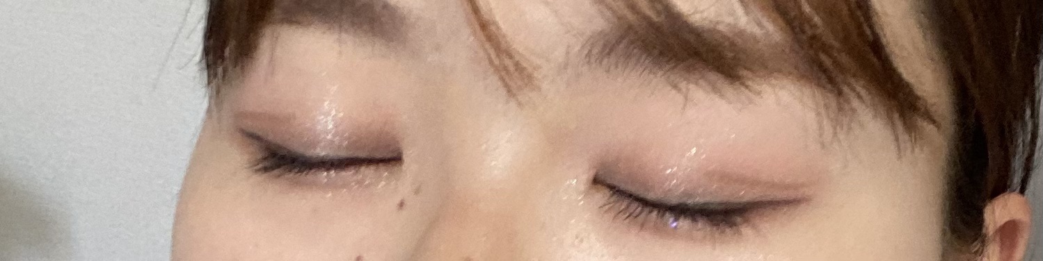 リキッド グリッター シャドウ/rom&nd/グリッターを使ったクチコミ（3枚目）