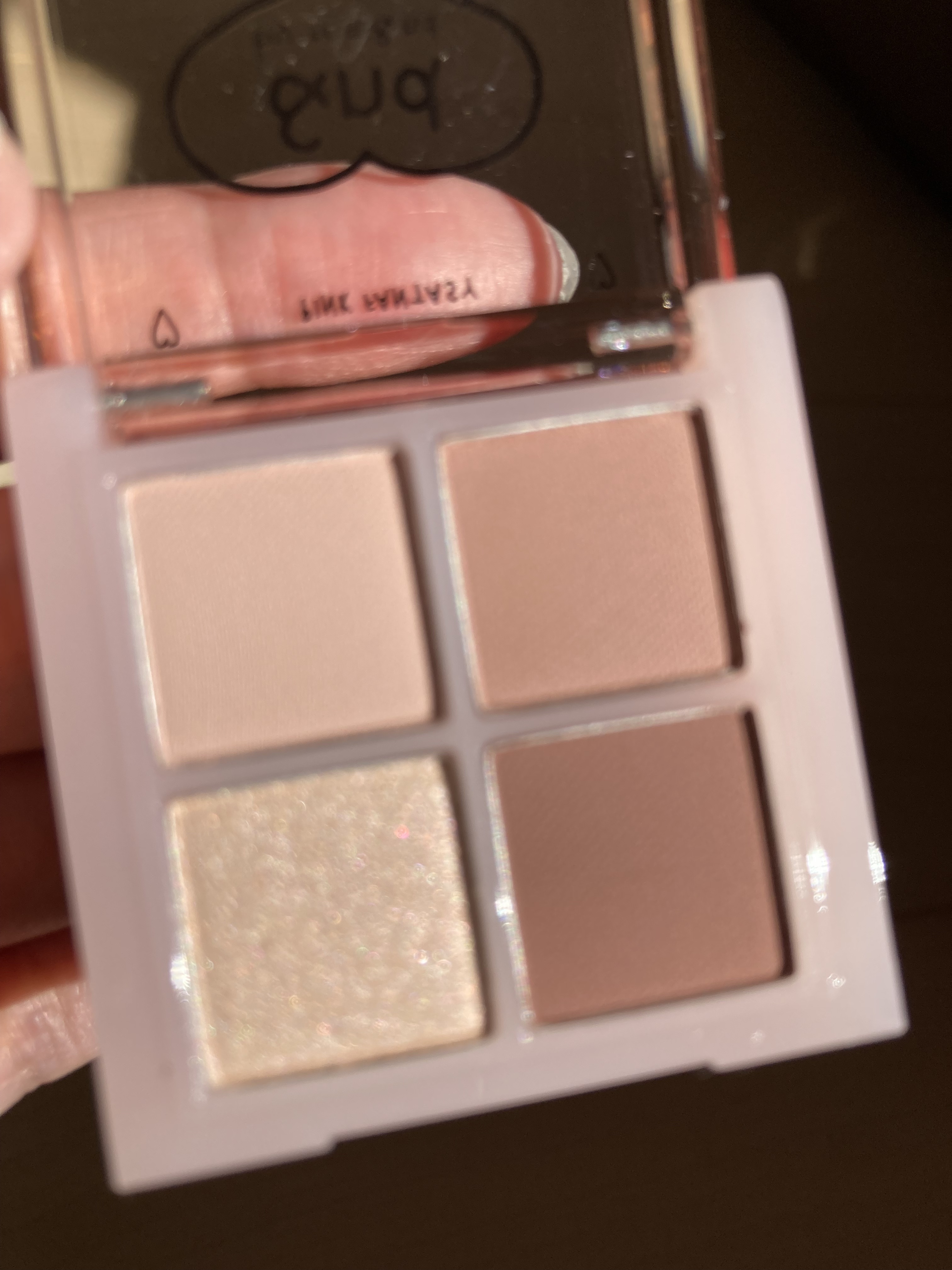 アンドバイロムアンド　メロウアイパレット INAP01 インアピンク/&nd by rom&nd/アイシャドウパレットを使ったクチコミ（2枚目）