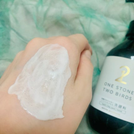 洗顔だけじゃない+パックもできる洗顔料 ホワイトプレミアム/ONE STONE TWO BIRDS/その他洗顔料を使ったクチコミ(5枚目)