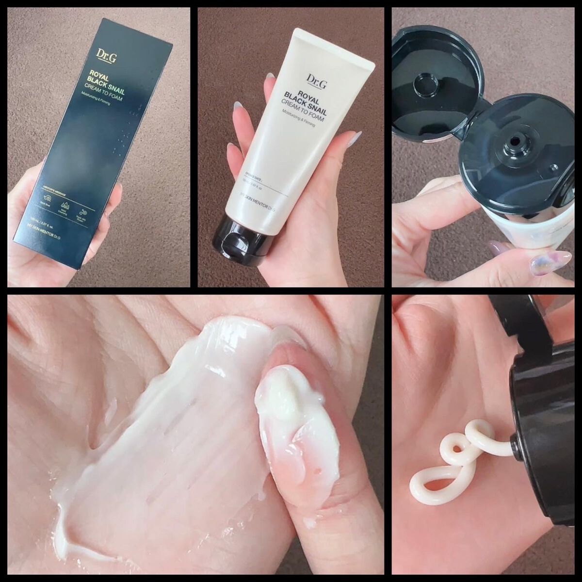 ロイヤルブラックスネイルクリームツーフォーム/Dr.G/洗顔フォームを使ったクチコミ（3枚目）