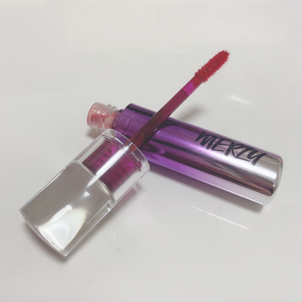 オーロラ デュイ ティント DT8.ファンタジアローズシャイン/MERZY/リップティントを使ったクチコミ（1枚目）