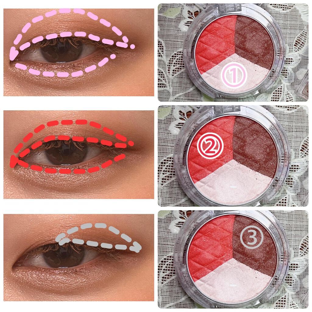 アイニュアンス/キャンメイク/アイシャドウパレットを使ったクチコミ(6枚目)