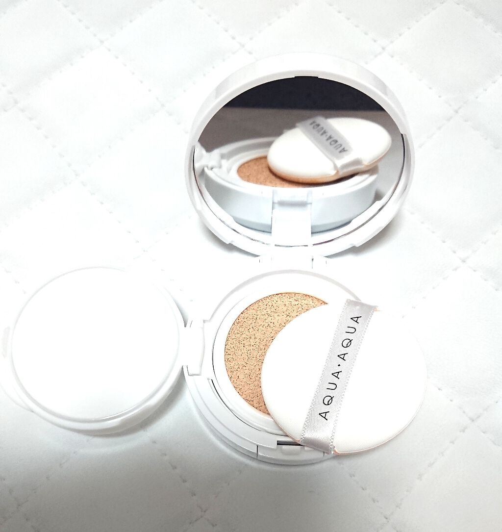 オーガニッククッションコンパクト/アクア・アクア/クッションファンデーションを使ったクチコミ（2枚目）