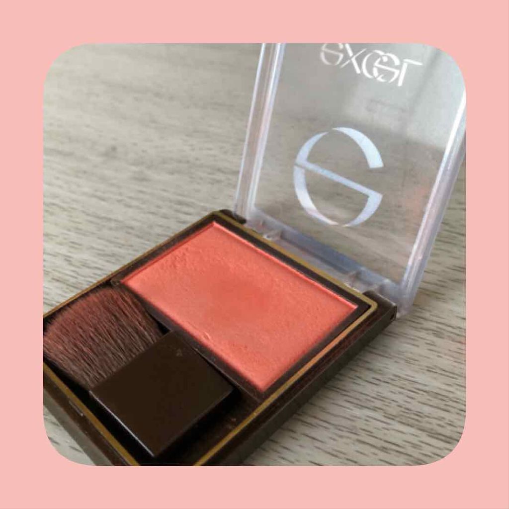 スキニーリッチチーク/excel/パウダーチークを使ったクチコミ(3枚目)