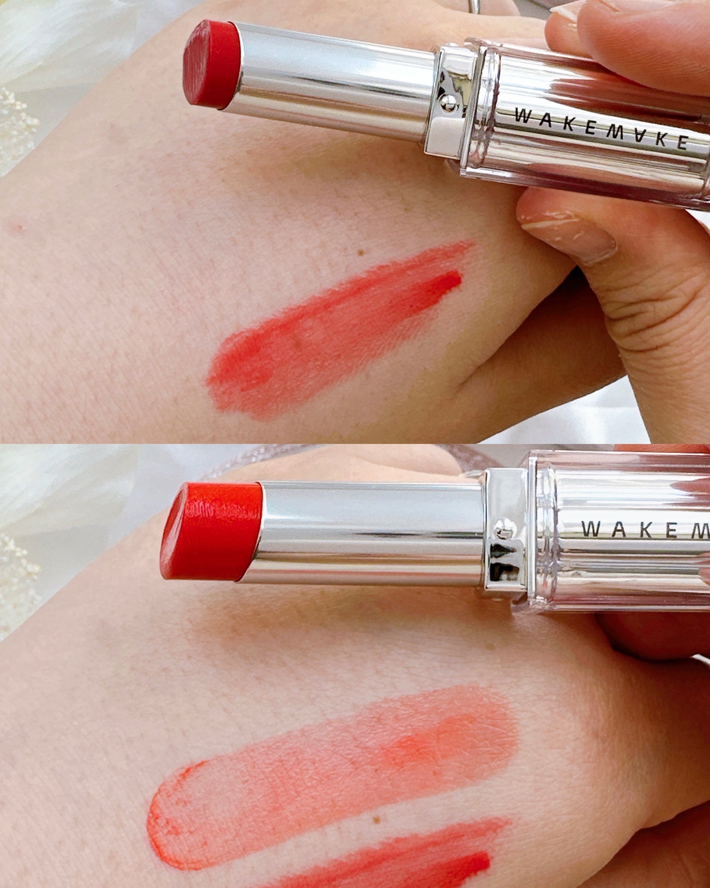 デュイジェルグレーズスティック/wakemake/口紅を使ったクチコミ(4枚目)