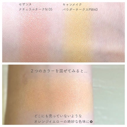 【旧品】パウダーチークス/キャンメイク/パウダーチークを使ったクチコミ(5枚目)