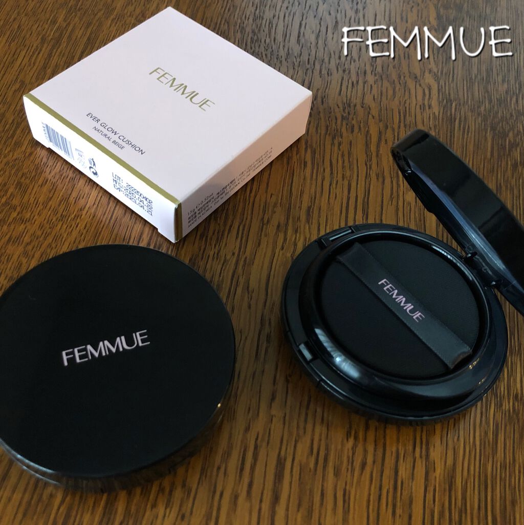 エバーグロウクッション SPF23 PA++/FEMMUE/クッションファンデーションを使ったクチコミ（1枚目）