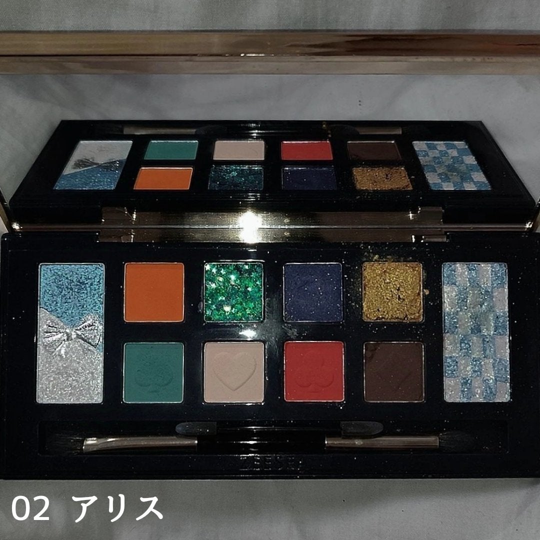アリスドリームランドシリーズ 12色アイシャドウパレット(ZEESEA×大英博物館)/ZEESEA/アイシャドウパレットを使ったクチコミ(2枚目)