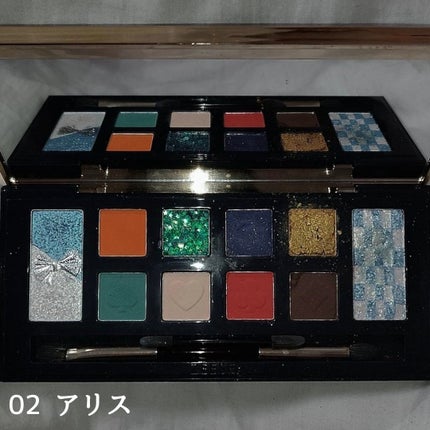 アリスドリームランドシリーズ 12色アイシャドウパレット(ZEESEA×大英博物館)/ZEESEA/アイシャドウパレットを使ったクチコミ(2枚目)