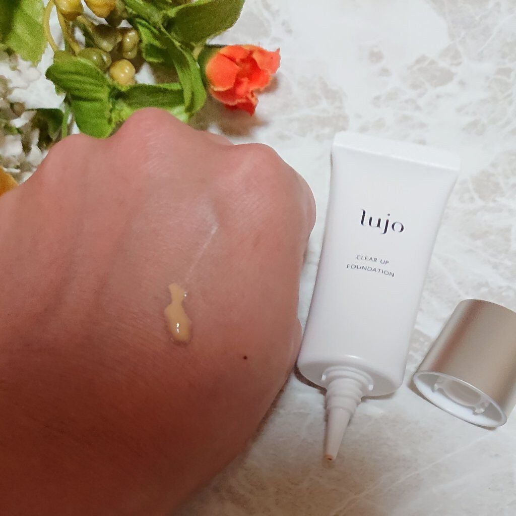 クリアアップ ファンデーション/lujo/クリーム・エマルジョンファンデーションを使ったクチコミ(4枚目)