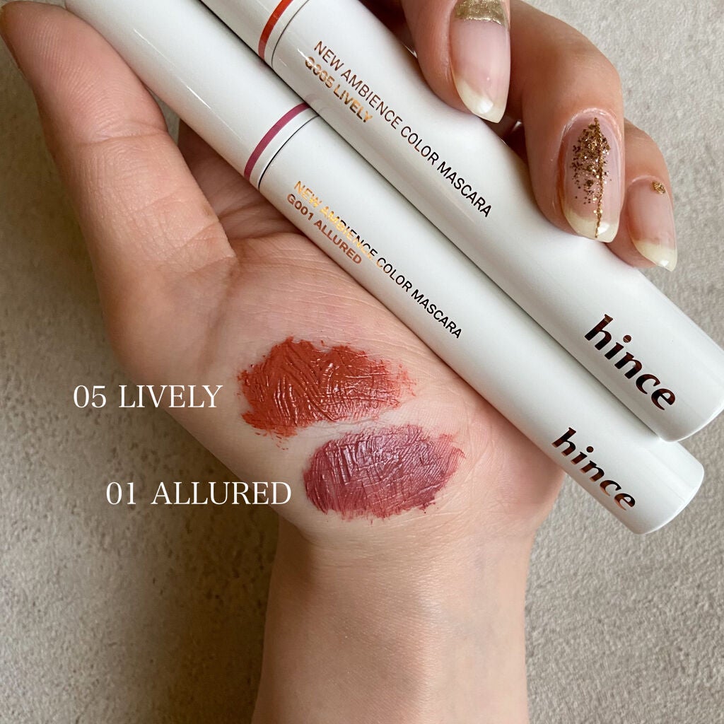 ニューアンビエンスカラーマスカラ/hince/マスカラを使ったクチコミ(2枚目)