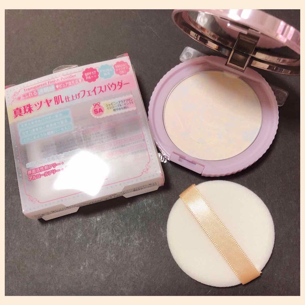 トランスペアレントフィニッシュパウダー/キャンメイク/プレストパウダーを使ったクチコミ(1枚目)