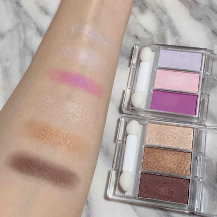 WHY NOT SPINNS 3色アイシャドウ/DAISO/アイシャドウパレットを使ったクチコミ(2枚目)