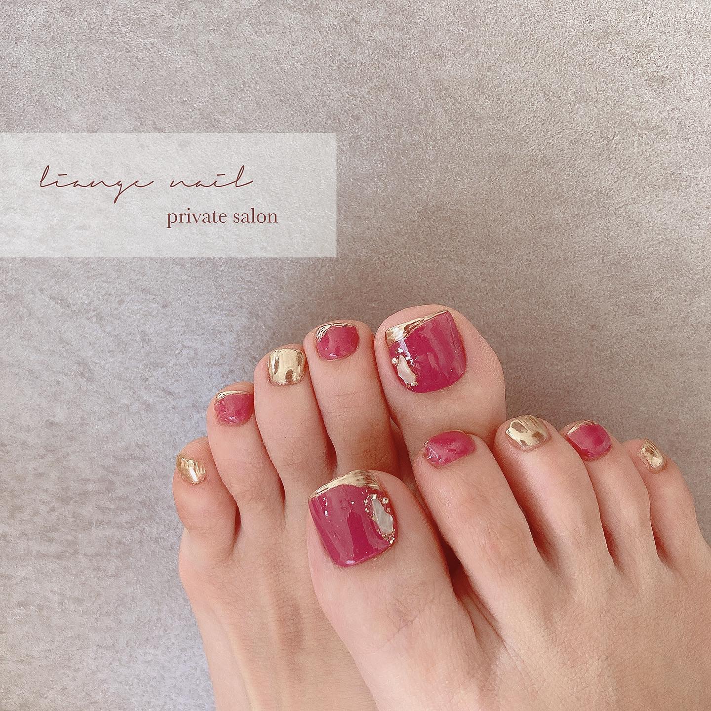 #リアンジェネイル,#柏ネイル,#ネイル,#ニュアンスネイル,#大人ニュアンスネイル,#夏ネイル,#シェルネイル,#ミラーネイル,#秋ネイル,#フットネイルのネイルデザイン