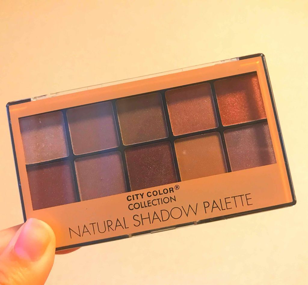 NATURAL SHADOW PALETTE/CITY COLOR/アイシャドウパレットを使ったクチコミ（1枚目）
