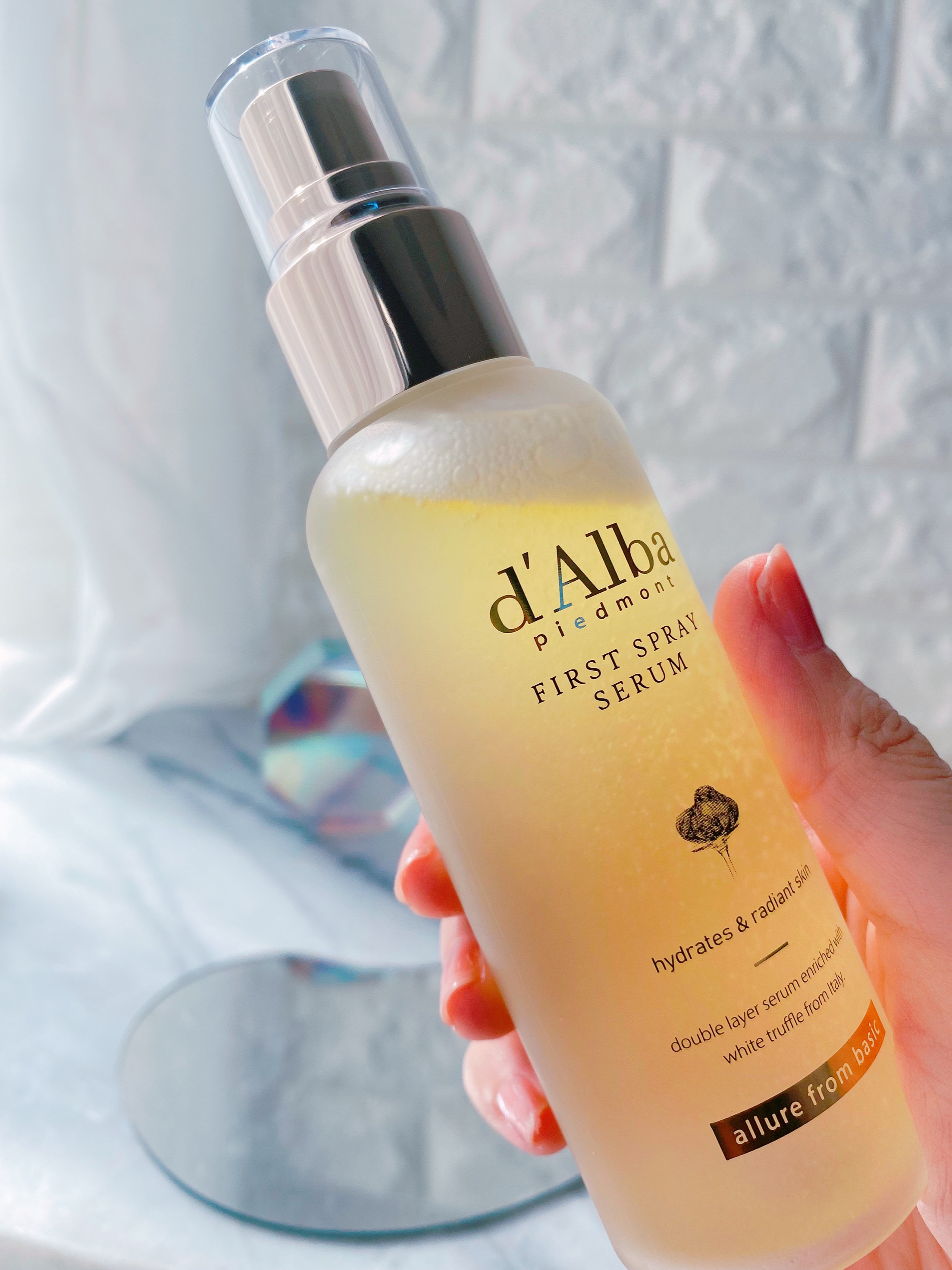 ダルバ ホワイトトリュフファーストスプレーセラム/ダルバ/ミスト状化粧水を使ったクチコミ（3枚目）
