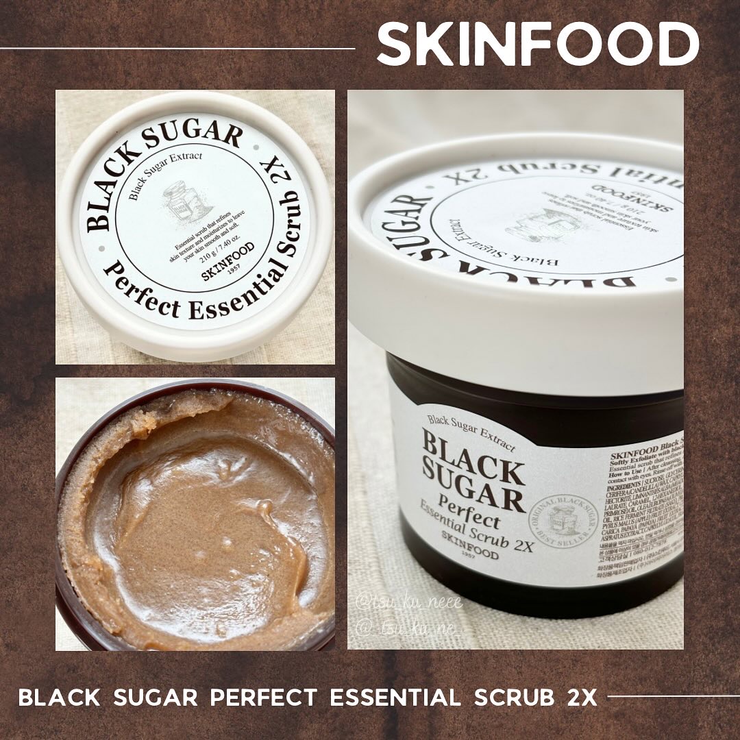 ブラックシュガー パーフェクト エッセンシャル スクラブ2X/SKINFOOD/洗い流すパック・マスクを使ったクチコミ（1枚目）