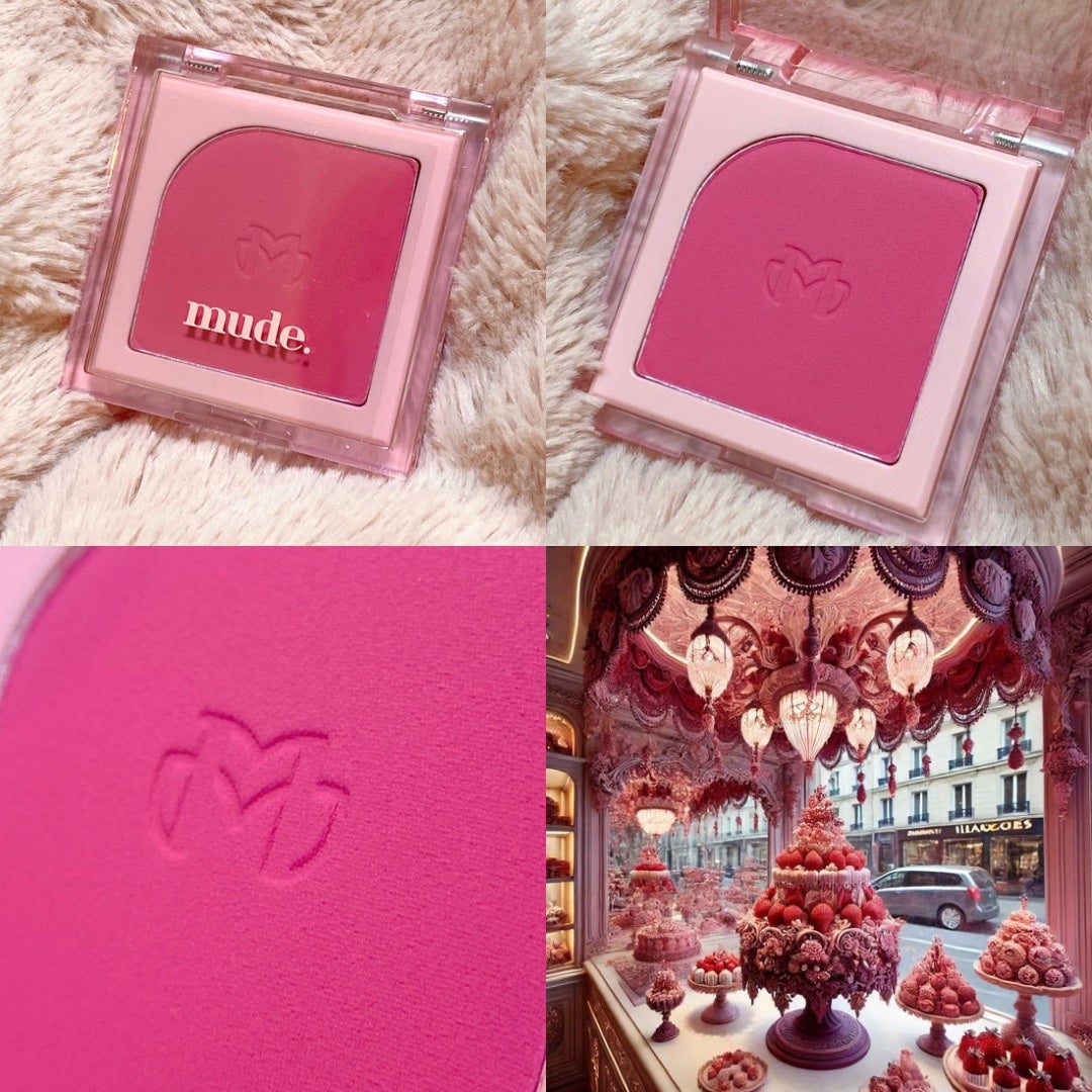 フラッターブラッシャー/mude/パウダーチークを使ったクチコミ(2枚目)