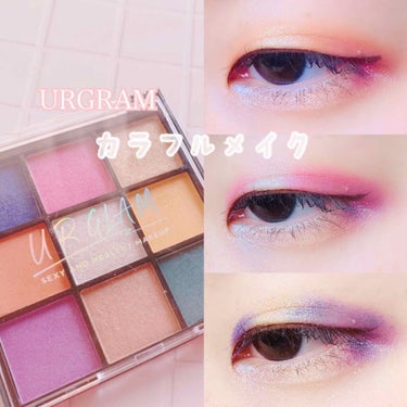 UR GLAM　BLOOMING EYE COLOR PALETTE/U R GLAM/アイシャドウパレットを使ったクチコミ（1枚目）