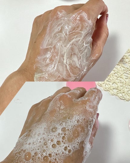 ピンクアロエメレンゲクレンザー/APRILSKIN/その他洗顔料を使ったクチコミ(4枚目)