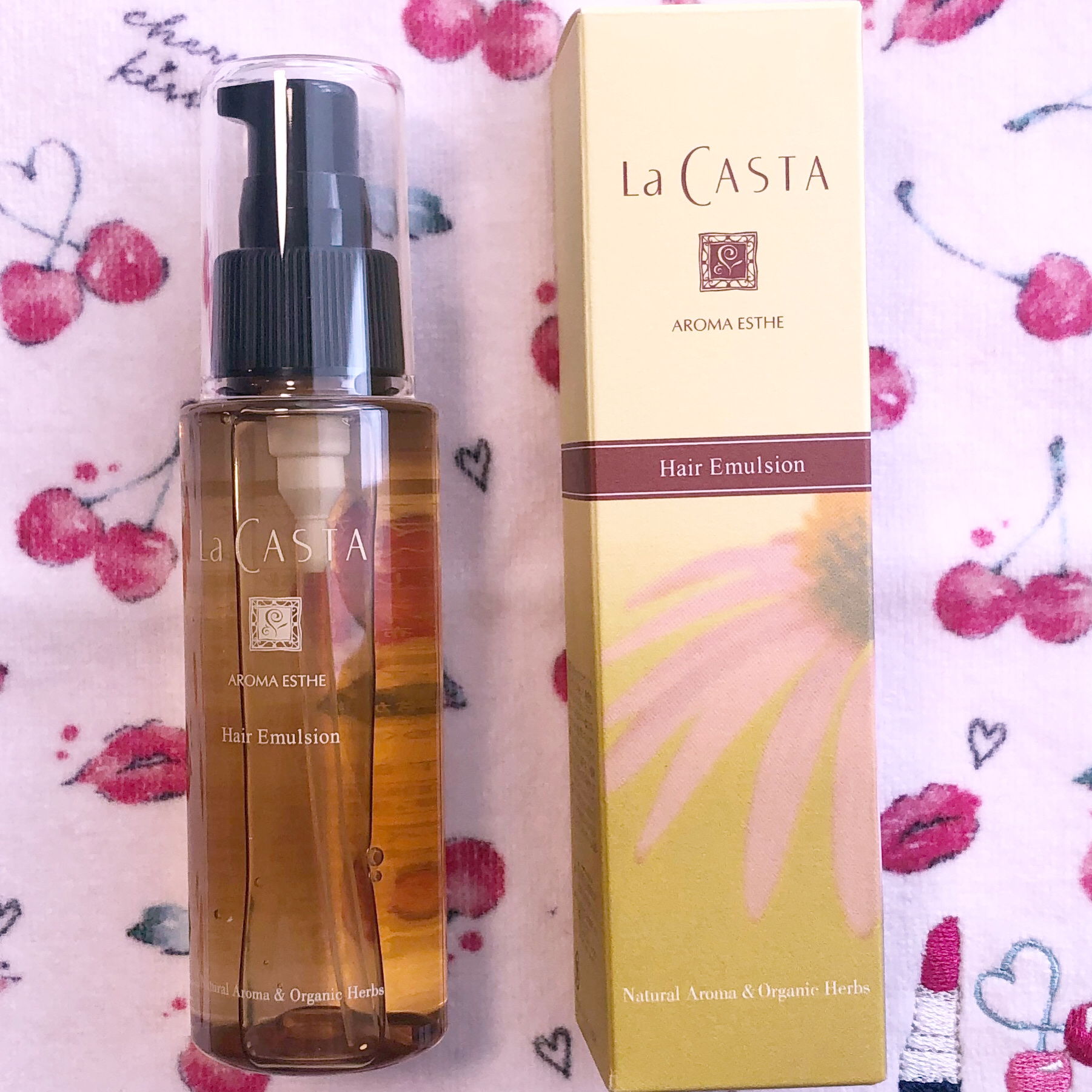 アロマエステ ヘアエマルジョン/ラ・カスタ/ヘアオイルを使ったクチコミ（1枚目）