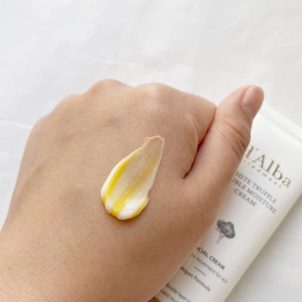 ホワイトトリュフダブルモイスチャークリーム/ダルバ/フェイスクリームを使ったクチコミ(4枚目)